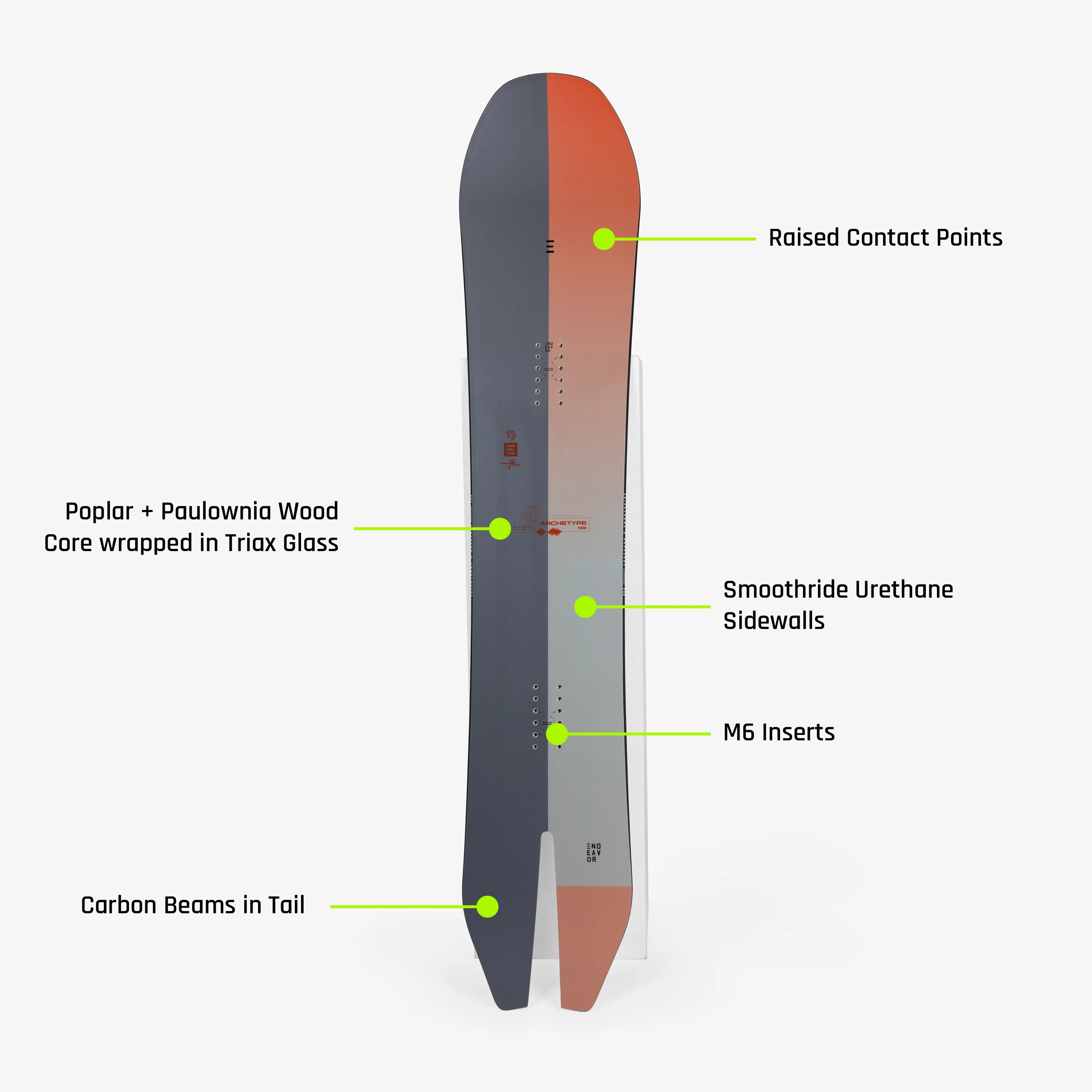 Endeavor Archetype QSL Snowboard - Image 3